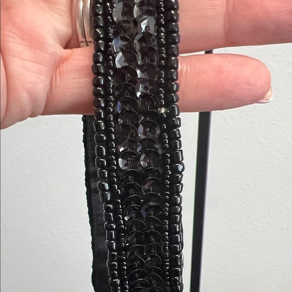 From India To You | Sequin & Beaded “To Fabulous Las Vegas” Shoulder Bag ✨🖤 - Picture 8 of 14